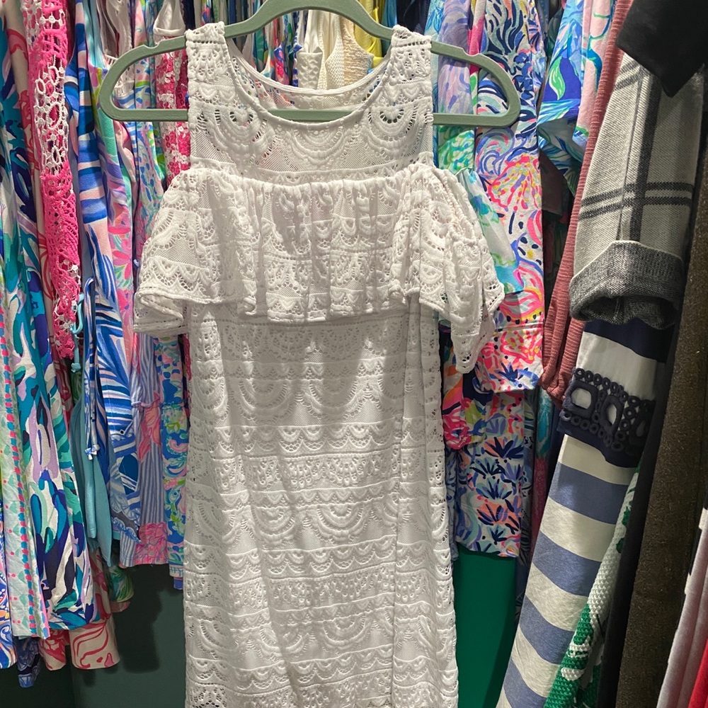 EUC la fortuna lace dress, xs